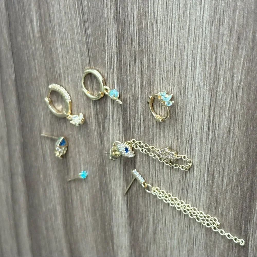 Dangle Earrings Set Q1003 - Picture 5 of 7